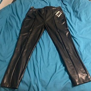 Plus Size Leather Pants